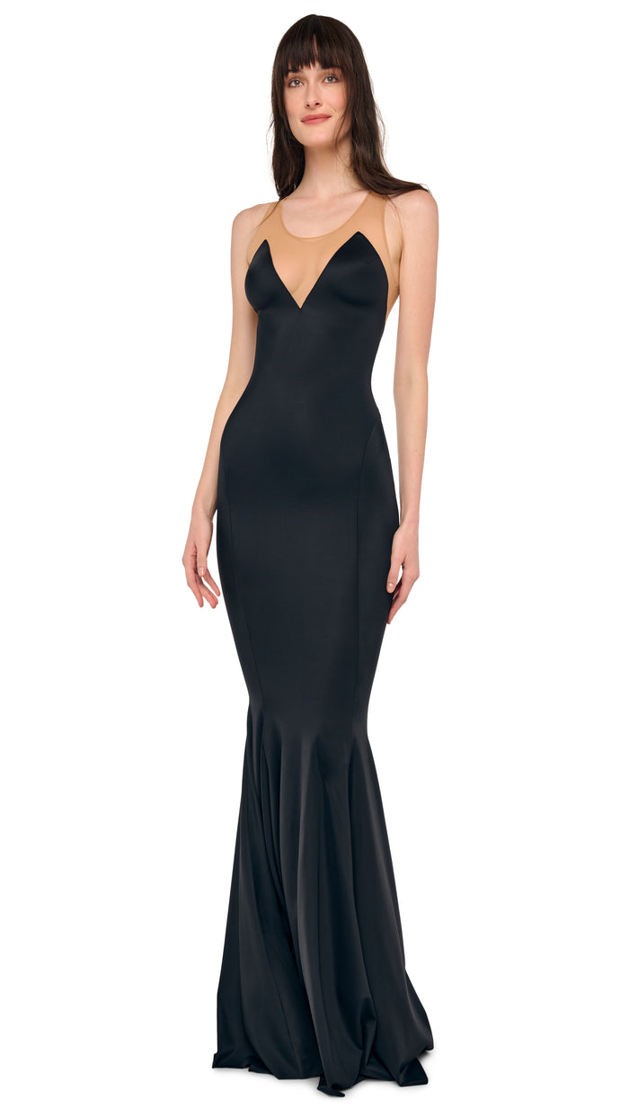 RACER FISHTAIL GOWN #1