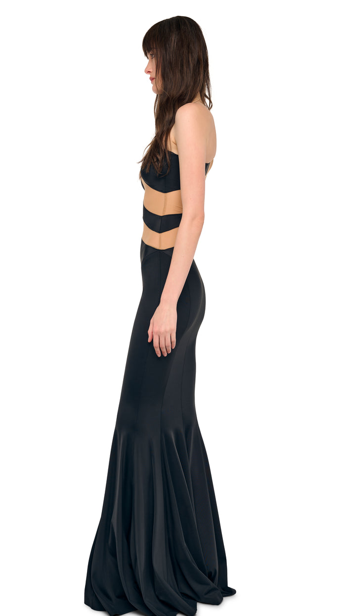 SNAKE MESH FISHTAIL GOWN #2