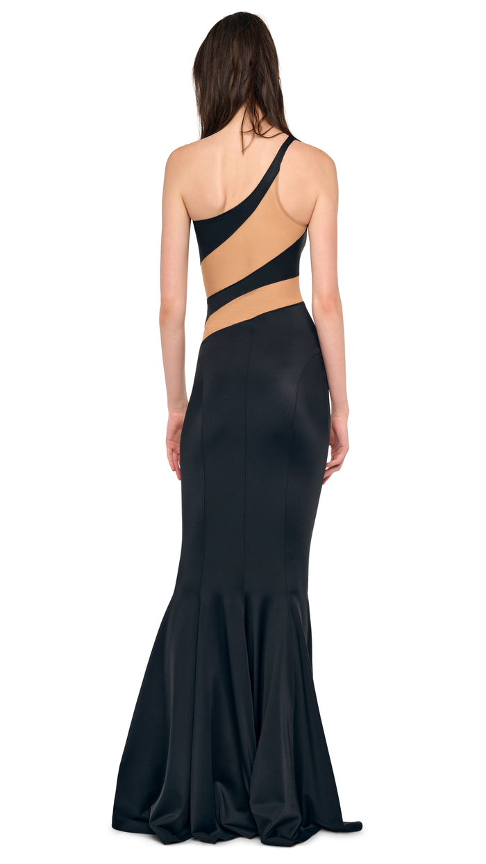 SNAKE MESH FISHTAIL GOWN #3
