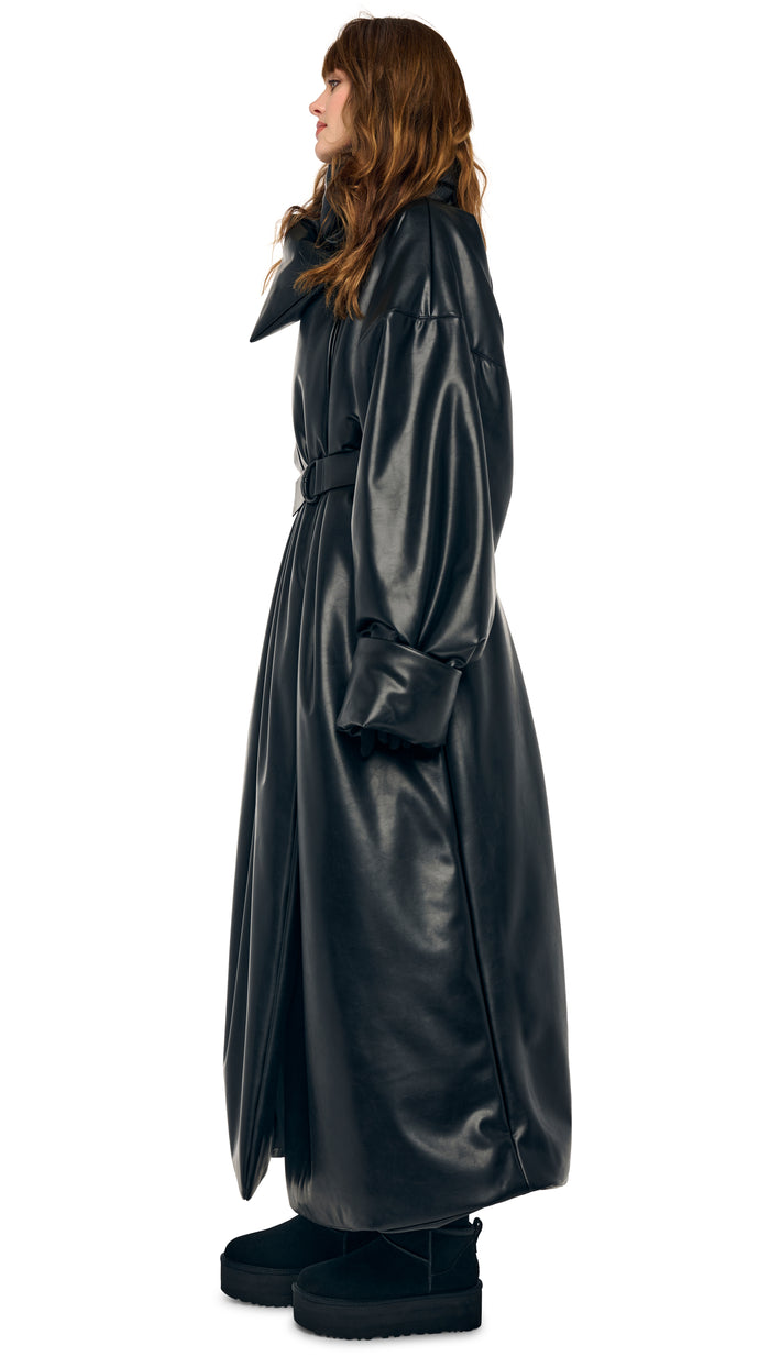 HIGH COLLAR OVERSIZED BOYFRIEND SLEEPING BAG COAT #2