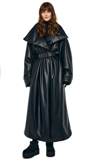 HIGH COLLAR OVERSIZED BOYFRIEND SLEEPING BAG COAT #7 Thumbnail