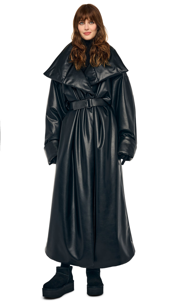 HIGH COLLAR OVERSIZED BOYFRIEND SLEEPING BAG COAT #7