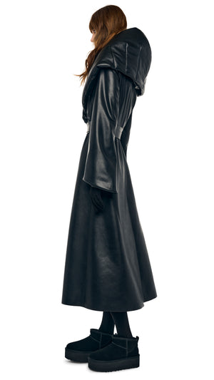 SHAWL COLLAR PEPLUM COAT #2 Thumbnail