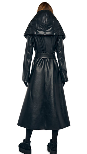 SHAWL COLLAR PEPLUM COAT #3 Thumbnail