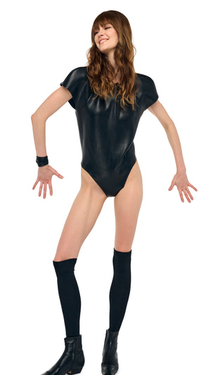 CAP SLEEVE BOMBER BODYSUIT #6 Thumbnail