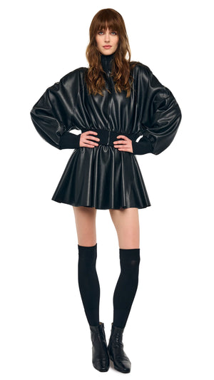CROPPED OVERSIZED TURTLE BOMBER JACKET #1 Thumbnail