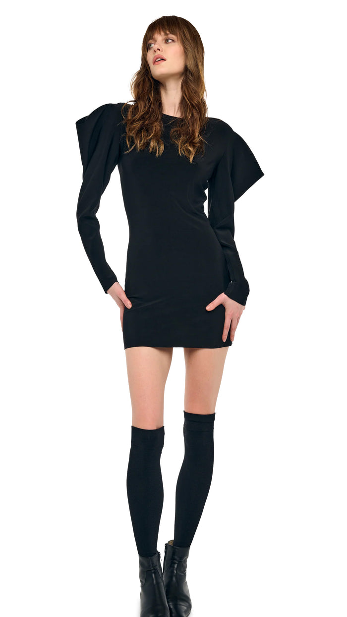 WING SLEEVE MINI DRESS #4
