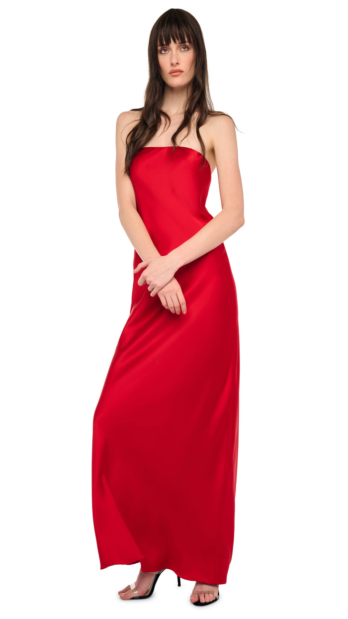 BIAS STRAPLESS GOWN #4