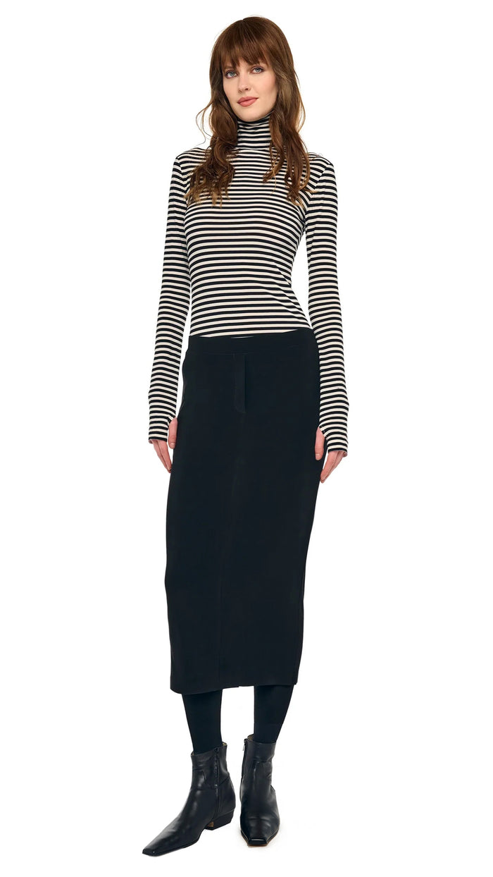 FLAT FRONT STRAIGHT SKIRT TO MIDCALF #6