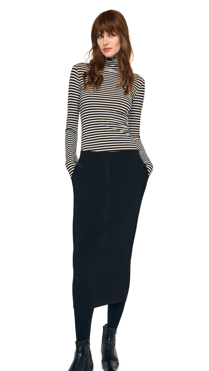 FLAT FRONT STRAIGHT SKIRT TO MIDCALF #5