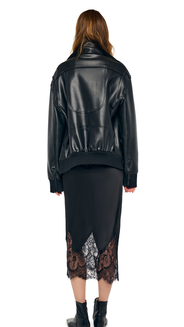 OVERSIZED MOTO JACKET #4