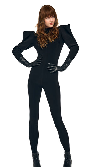 WING SLEEVE OPEN BACK BOW NECK CATSUIT #7 Thumbnail