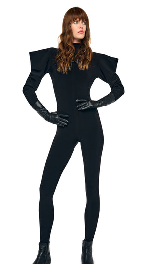 WING SLEEVE OPEN BACK BOW NECK CATSUIT #2 Thumbnail
