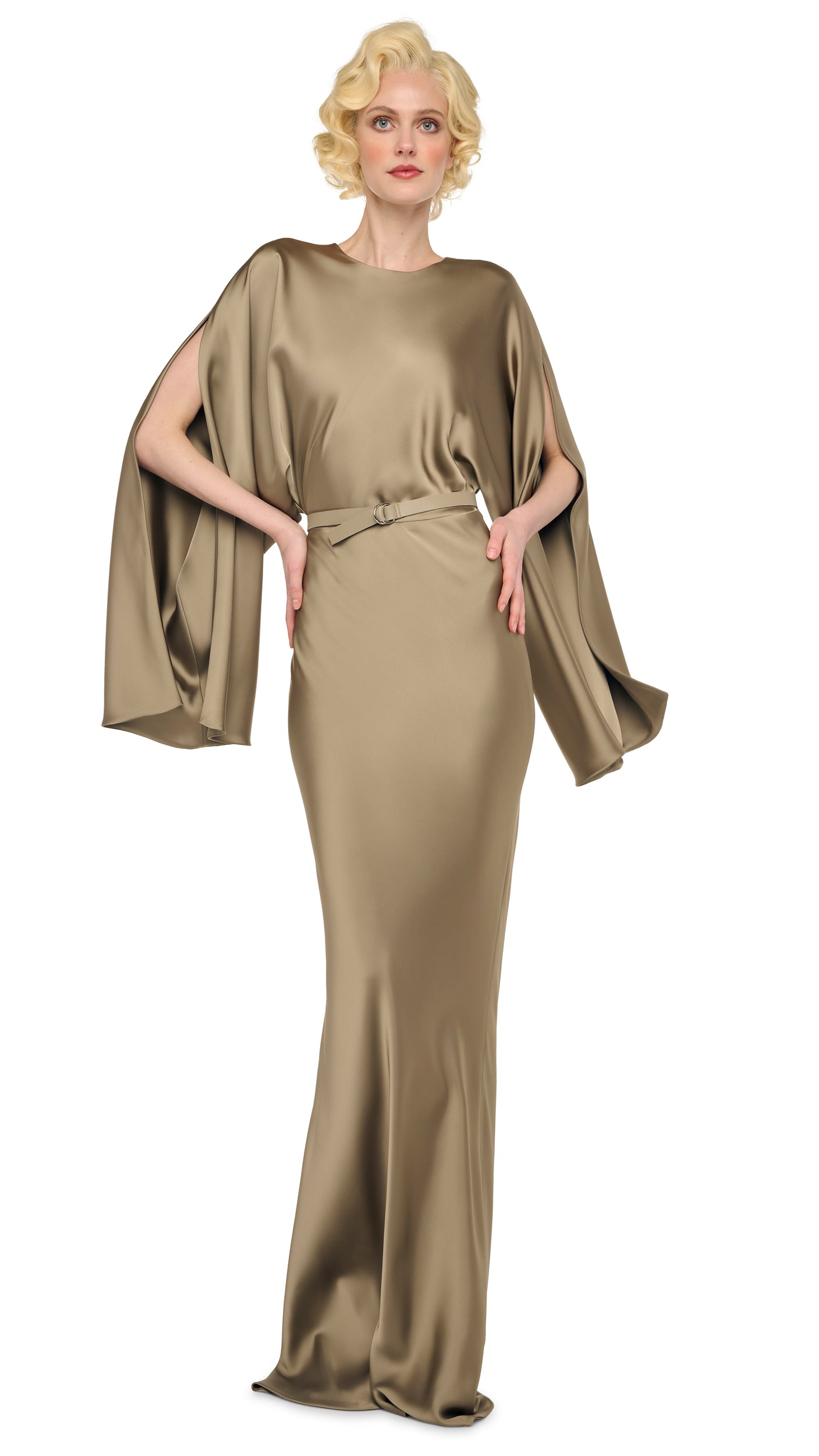 norma kamali reverse obie satin maxi dress Norma Kamali Reverse Obie Satin Maxi Dress