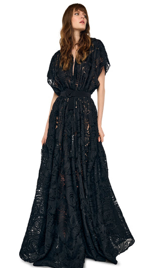 OVERSIZED NK SLEEVELESS FLARED GOWN #4 Thumbnail