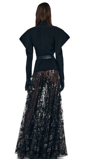 FLARED SKIRT TO FLOOR #3 Thumbnail