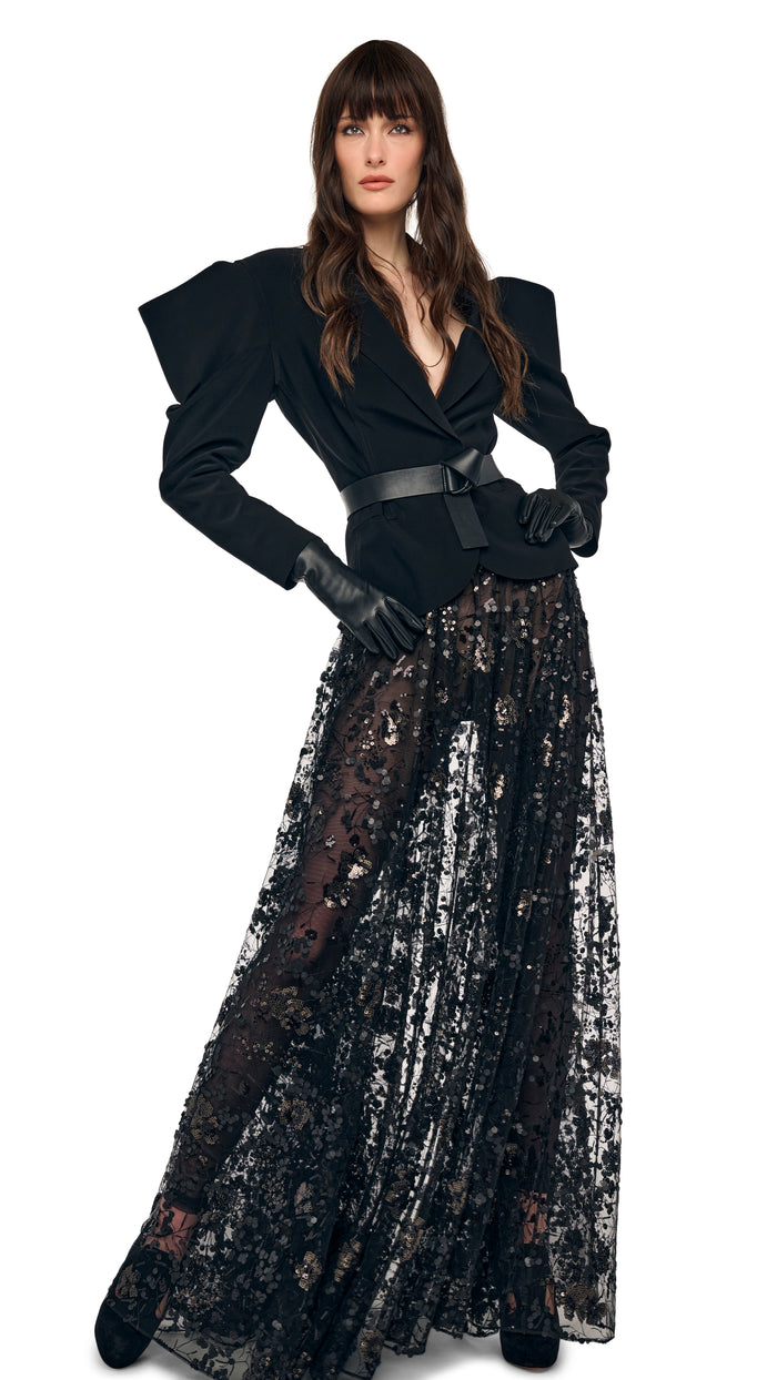 FLARED SKIRT TO FLOOR #6