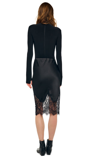 BIAS HALF SLIP WITH LACE #3 Thumbnail