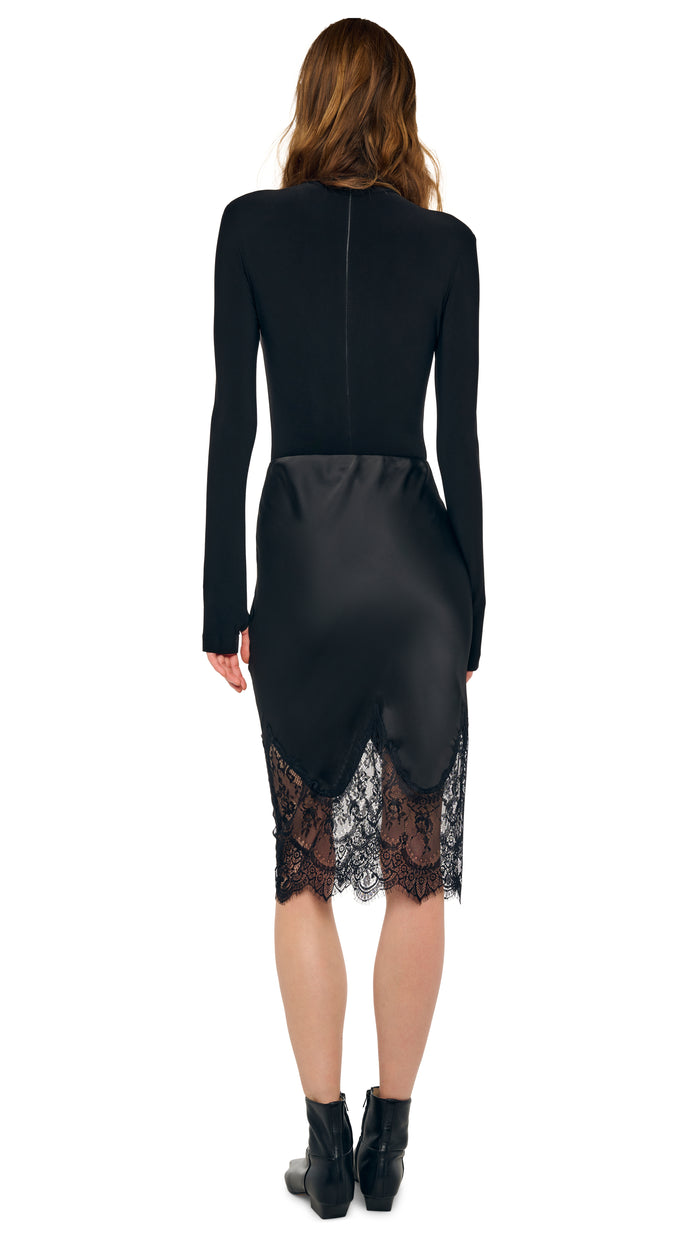BIAS HALF SLIP WITH LACE #3