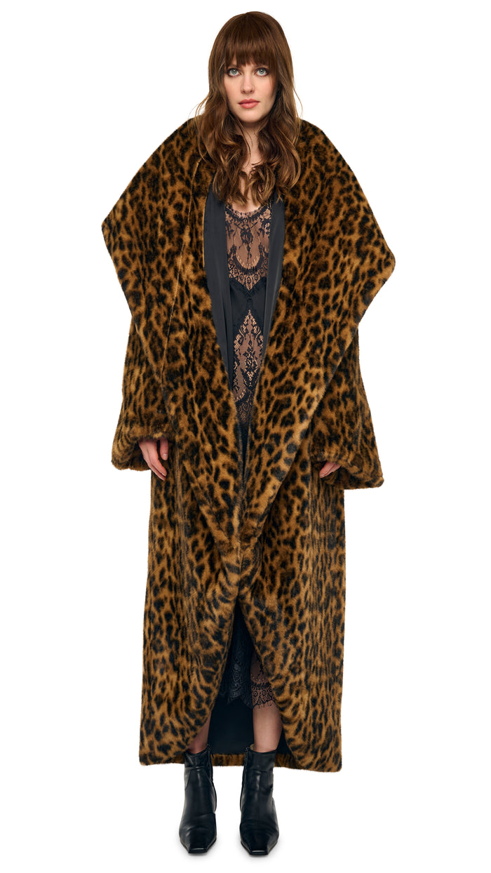 OS SHAWL COLLAR MAXI COAT #8