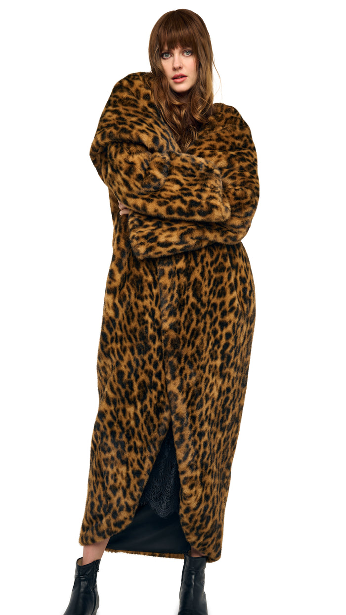 OS SHAWL COLLAR MAXI COAT #2