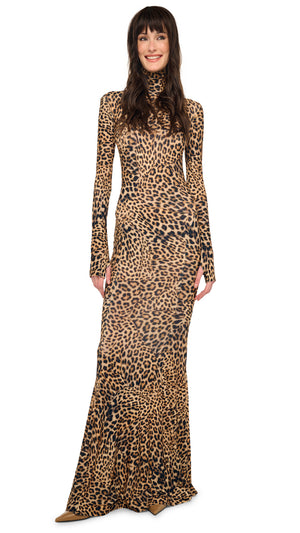 LONG SLEEVE TURTLE FISHTAIL GOWN #1 Thumbnail