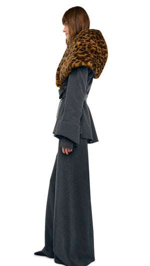 SHAWL COLLAR PEPLUM JACKET #3 Thumbnail