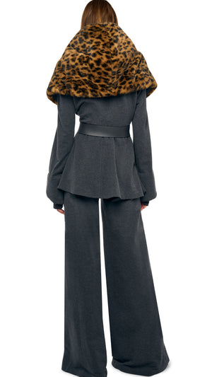 SHAWL COLLAR PEPLUM JACKET #4 Thumbnail