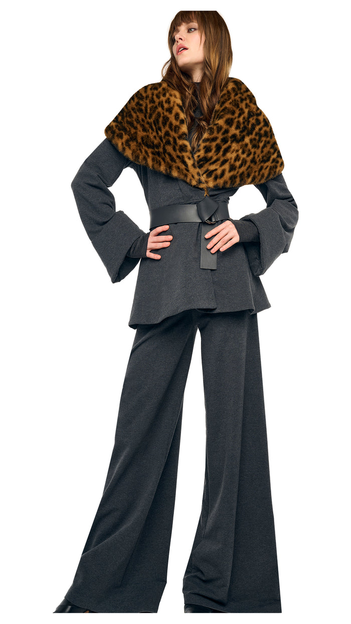 SHAWL COLLAR PEPLUM JACKET #2