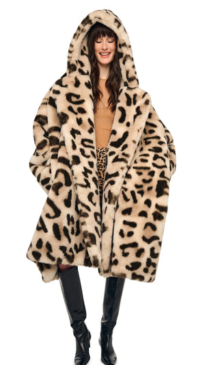 HOODED MODIFIED BLANKET COAT #6 Thumbnail
