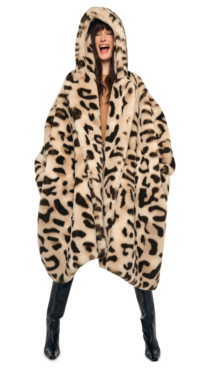 HOODED MODIFIED BLANKET COAT #1