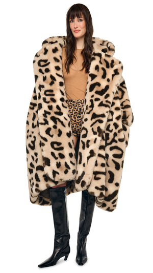 HOODED MODIFIED BLANKET COAT #9 Thumbnail