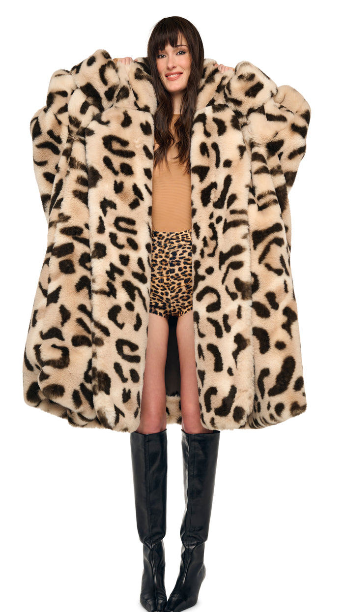 HOODED MODIFIED BLANKET COAT #8