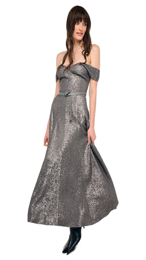 DOUBLE DROP SHOULDER GRACE DRESS TO MIDCALF #1 Thumbnail
