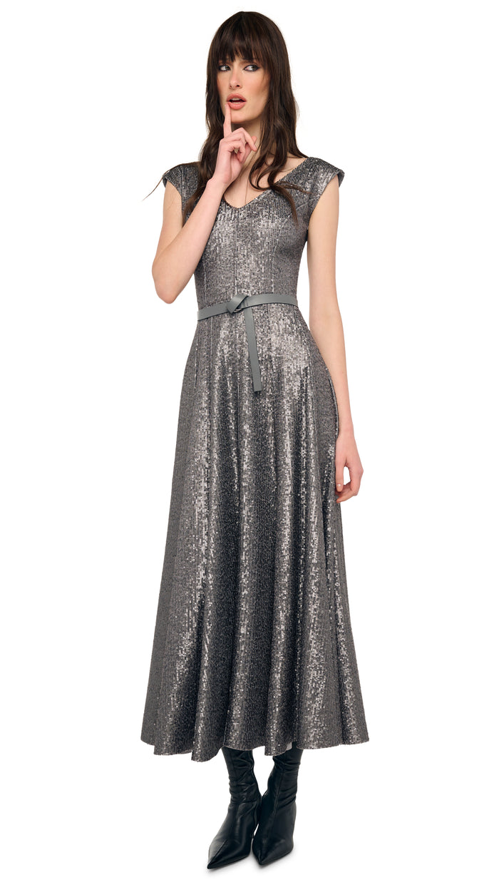 DOUBLE DROP SHOULDER GRACE DRESS TO MIDCALF #9