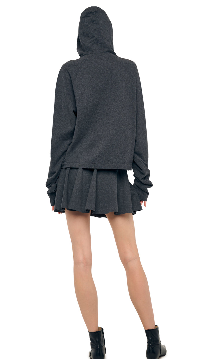 OS RAGLAN SLEEVE HOODED TOP #3