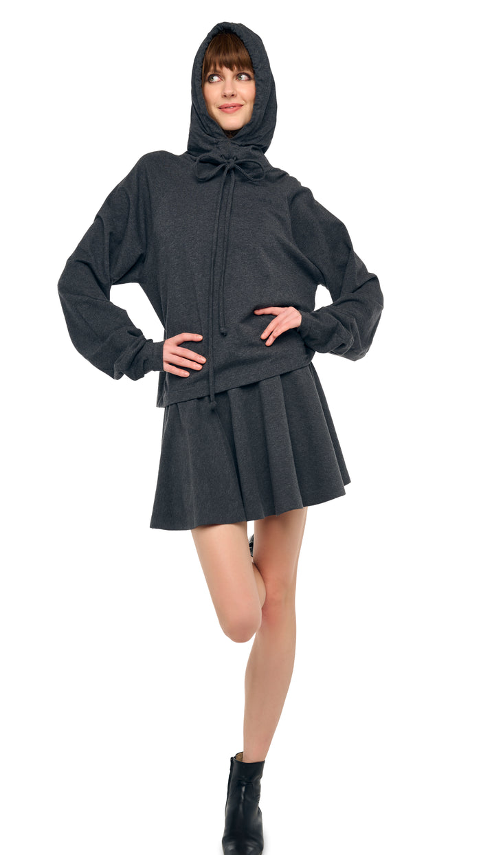 OS RAGLAN SLEEVE HOODED TOP #5