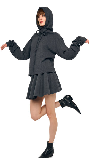 OS RAGLAN SLEEVE HOODED TOP #9 Thumbnail