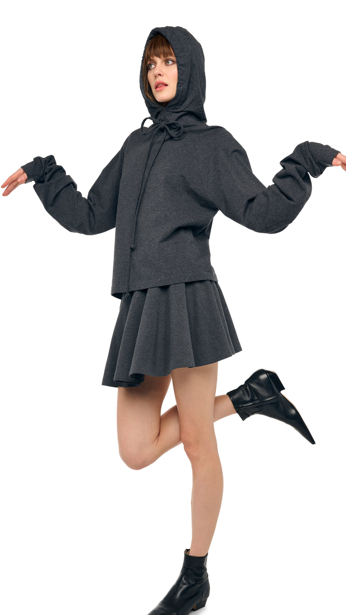 OS RAGLAN SLEEVE HOODED TOP #9
