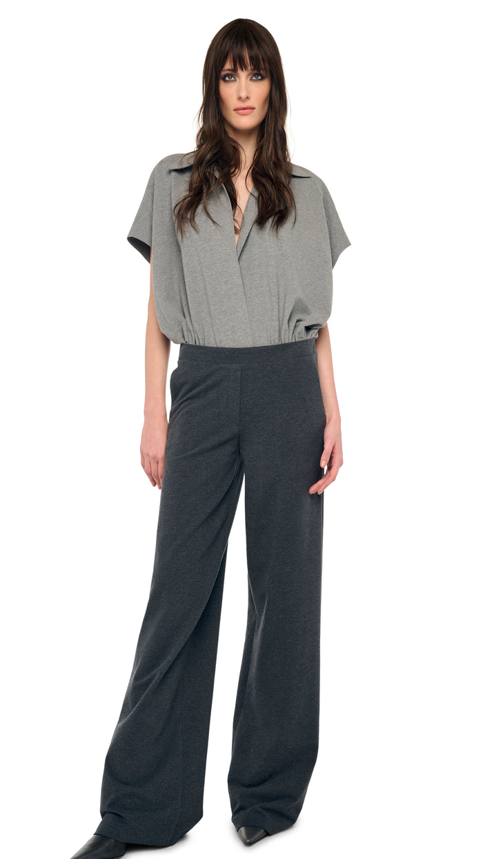 FLAT FRONT WIDE PANT #1