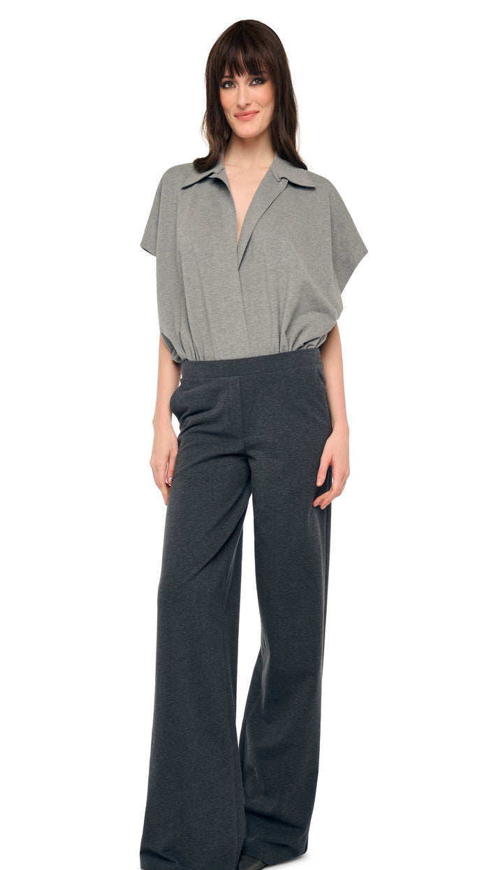 FLAT FRONT WIDE PANT #4