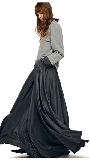 OVERSIZED NK SHIRT FLARED GOWN #1 Thumbnail