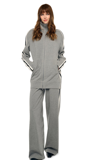SIDE STRIPE FLAT FRONT WIDE PANT #2 Thumbnail