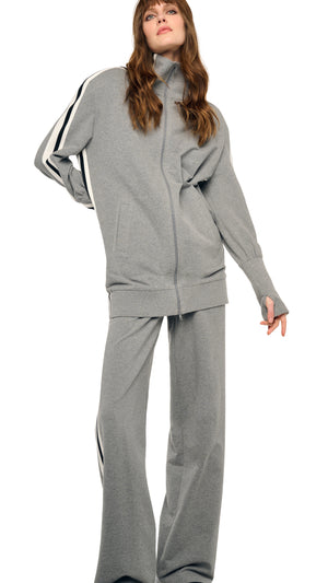 SIDE STRIPE FLAT FRONT WIDE PANT #6 Thumbnail