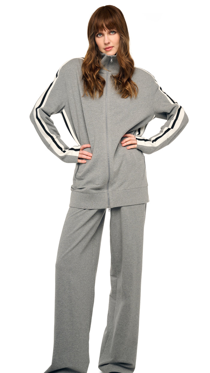 SIDE STRIPE FLAT FRONT WIDE PANT #5