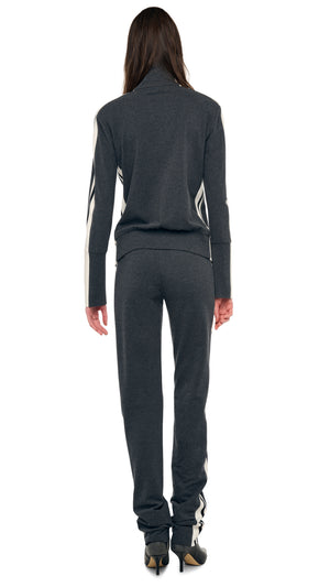 SIDE STRIPE FLAT FRONT PANT #4 Thumbnail