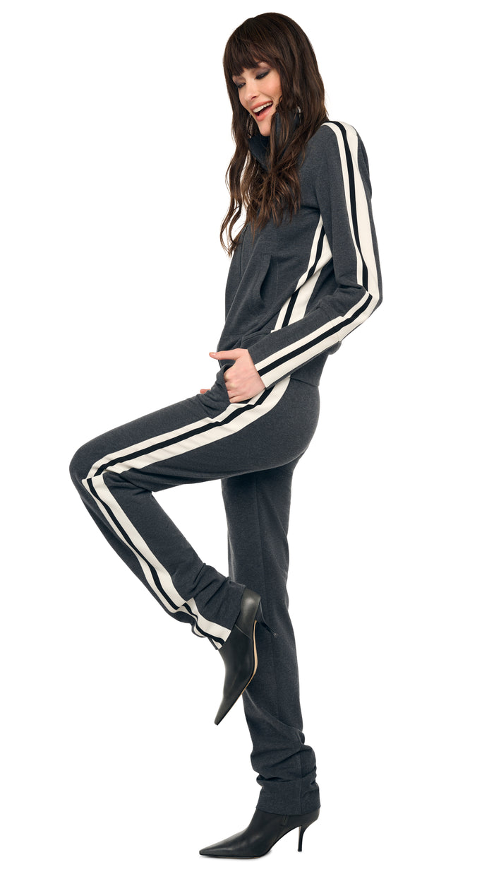 SIDE STRIPE FLAT FRONT PANT #8