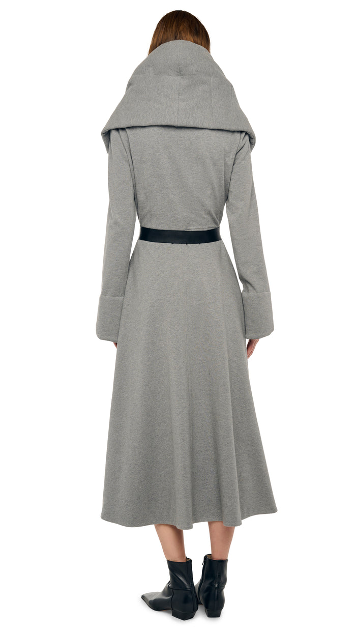 SHAWL COLLAR PEPLUM COAT #3