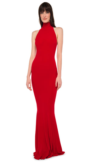 HALTER TURTLE FISHTAIL GOWN #1 Thumbnail