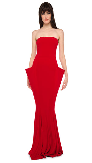 STRAPLESS WING FISHTAIL GOWN #4 Thumbnail